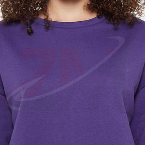 เสื้อสเวตเชิ้ตผู้หญิงทันสมัยแบบใหม่ สีและขนาดสั่งทำได้ เสื้อสเวตเชิ้ตย้อมสีพื้น ขายส่งราคาถูก เสื้อสเวตเชิ้ตอุ่นสำหรับฤดูหนาวสำหรับผู้หญิง - Product Image 6