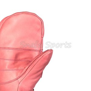 Guantes de Invierno para Hombre, Tipo Chopper, Preforrados, de Cuero Completo, Resistentes al Frío, Impermeables, de Cuero Dividido - Product Image 5