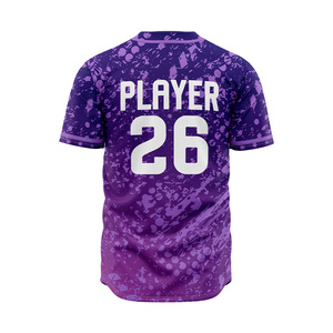 Camisetas de Béisbol Unisex Personalizadas con Impresión Digital, Transpirables, de Secado Rápido, 100% Poliéster, para Entrenamiento y Partidos de Equipos de Adultos - Product Image 6