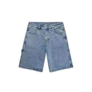 กางเกงยีนส์ขาสั้นทรงหลวมแบบสบายๆ มีซิป สำหรับผู้ชาย สไตล์สตรีทแฟชั่น จากปากีสถาน - Product Image 1