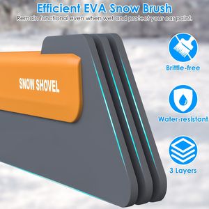 Strumento 3-in-1 per Rimozione Neve Auto: Raschietto Telescopico per Parabrezza, Spazzola per Neve e Luci per Pulizia Auto - Product Image 5
