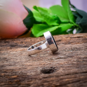 Anillo Hecho a Mano en Plata de Ley 925 con Piedra Preciosa de Ónix Negro Facetado, Anillo Clásico para Boda, Compromiso y Aniversario, Hermoso Anillo de Regalo - Product Image 3