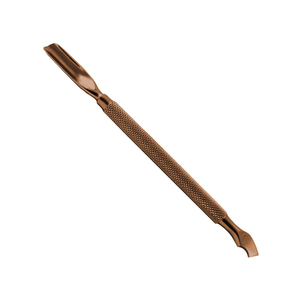 Pousse-ongles double extrémité en acier inoxydable pour la beauté et le soin professionnel, outil professionnel de préparation des ongles - Product Image 1