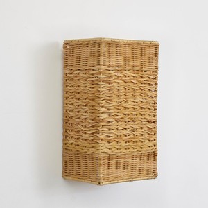 Hand woven rattan wall lamp shades rectangle <b>sconce</b> supplier price high quality <b>lighting</b> <b>sconces</b> - Product Image 1