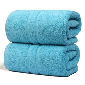 Serviette de bain 100% coton 100x150 cm, douce, absorbante, séchage rapide, luxe, qualité hôtel - Product Image 5