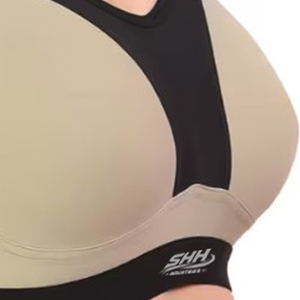 Soutien-gorge de yoga premium pour femme avec logo frontal, antichoc, respirant, maintien moyen, en Spandex/Nylon, service OEM - Product Image 5