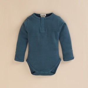 Body à manches longues en bambou élasthanne biologique de qualité supérieure Sous-vêtements pour bébé - Product Image 1