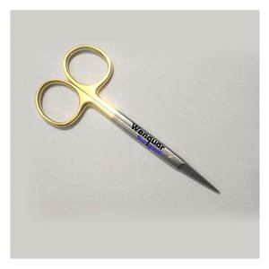 Ciseaux chirurgicaux dentaires à iris droits et courbés, cisailles TC pour tissus et sutures, instruments manuels très demandés - Product Image 1