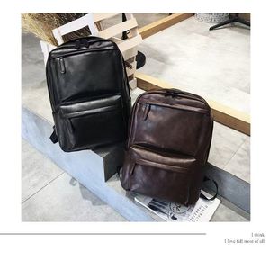 Large Capacity PU <b>Student</b> <b>Backpack</b> Waterproof Double Shoulder Bag For Global Educational Retail Networks - Product Image 5