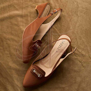 Dernier style, couleur unie, professionnel, vente en gros, taille personnalisée, légers, de haute qualité, mocassins à talons pour femmes, à enfiler - Product Image 2