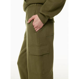 Pantalones Cargo de Forro Polar Personalizados para Mujer, Ropa Urbana Ecológica, Antiarrugas, con Bolsillos Laterales, Transpirables, de Secado Rápido, con Cordón Ajustable - Product Image 3