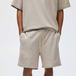 High Quality Summer Casual Printed <b>Knitted</b> Short Sleeve T-Shirt Shorts Outfits Jogging Suit Two Piece Men Short <b>Sets</b> - Product Image 2