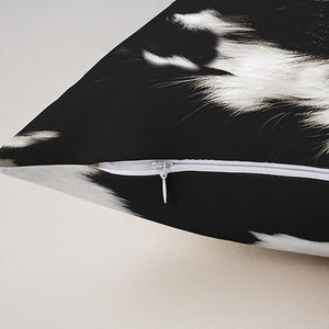 Funda de cojín cuadrada con estampado animal y cierre de cremallera, decoración moderna para el hogar, funda de almohada estampada lavable - Product Image 5
