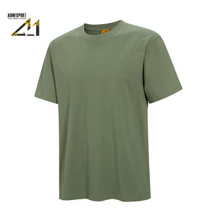 T-shirt décontracté pour homme, coupe classique, 210 g/m², respirant, à manches courtes, avec épaules tombantes et col rond - Product Image 3