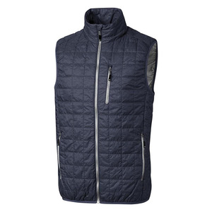 Gilet matelassé en polytaffetas pour hommes, isolant et résistant à l'eau, pour usage extérieur, respirant, léger et coupe-vent - Product Image 5