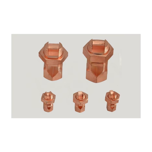 Conectores de Perno Dividido de Latón Duradero con Acabado Pulido, Resistentes a la Corrosión, Herrajes de Conexión de Cable para Uso Eléctrico Industrial - Product Image 3