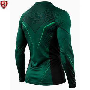 Unisex <b>Long</b> <b>Sleeve</b> <b>Compression</b> <b>Shirt</b> Crew Neck Sublimation Printed Quick Dry Breathable Full <b>Sleeve</b> Sports Body - Product Image 4