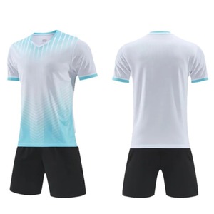 Nuevos Uniformes de Fútbol, Traje Deportivo para Equipo, Uniforme para Campamento de Entrenamiento y Competencia, Diseño y Logotipo Personalizados con Rayas Impresas - Product Image 2