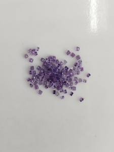 Piedras Preciosas Sueltas de Amatista Africana Natural, Corte Princesa Cuadrado de 1.5MM, para Joyería - Product Image 2
