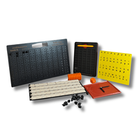 Kit educativo Braille táctil para principiantes para aprender letras, números y más al tacto