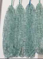 Perles d'aquamarine naturelle de qualité supérieure, forme rondelle, 4 mm-10 mm, pierres précieuses de pierre de soleil, pierres précieuses en vrac, prix de gros disponible.