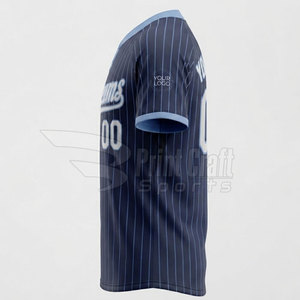 Factory Direct Supply Short Sleeve <b>Baseball</b> Two Button Shirts Sport Wear <b>Baseball</b> Two Button Shirts - Product Image 3