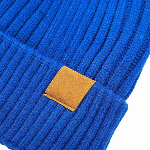 Unisex Solid Color Ribbed Knit Beanie Hat 100% Acrylic <b>Winter</b> <b>Cap</b> Casual Stretch Skull <b>Cap</b> for Adults Wear Available For Sale - Product Image 6