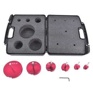 04529 PPRK6 Kit de 6 Piezas de Herramientas para Abrir Orificios en Tuberías de Plástico, Compatible con Taladros Estándar de 1/2'', para Accesorios de Conductos PPR75 PPR400 - Product Image 6