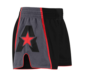 Shorts de boxe unisexes personnalisés OEM, sublimation, arts martiaux, finition satinée, respirant, évacuation de l'humidité, vente en gros, usine OEM - Product Image 2