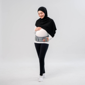 Belly <b>Belt</b> Exclusive with Strong Double Velcro and Breathable, <b>Elastic</b> Material: Comfortable and Safe for Pregnant Women - Product Image 5