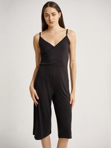 Combinaison de maternité noire Bmama, combinaison d'allaitement, bretelles réglables, vêtements de grossesse et post-partum, vente en gros - Product Image 1