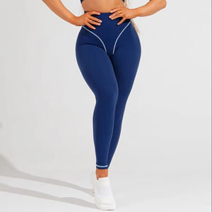 Leggings Deportivos de Yoga con Cintura Alta Cruzada en V, Levanta Glúteos, para Mujer, Gimnasio, Fitness, Novedad 2023 - Product Image 1