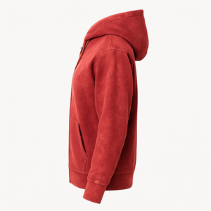 Sudaderas con Capucha y Cremallera de Invierno de Alta Calidad con Apliques de Impresión Digital, 100% Algodón, Diseño Liso, Venta al Por Mayor - Product Image 3