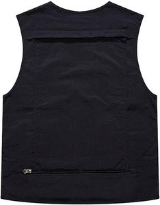 Men's Multi Pocket Fishing <b>Vest</b> Outdoor <b>Utility</b> <b>Vest</b> Premium Tactical Multi Pocket <b>Utility</b> <b>Vest</b> Lightweight Fishing Safari <b>Vest</b> - Product Image 2