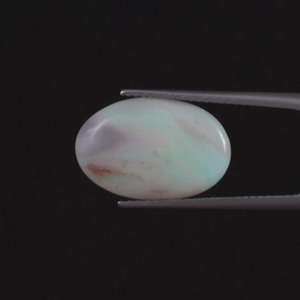 โอปอลแสงขาวธรรมชาติ น้ำหนัก 6.82 กะรัต รูปทรงวงรี 18x12 มม. รับรองโดย IGI  แบบเคลือบแว็กซ์/น้ำมัน ขายส่งสำหรับทำเครื่องประดับชั้นดีจากอินเดีย - Product Image 3