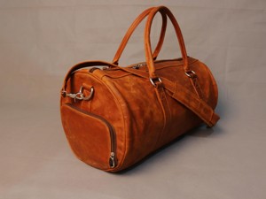 Sac de voyage week-end de luxe personnalisé en cuir véritable 100% couleur marron, pleine fleur, imperméable, portable, unisexe - Product Image 1