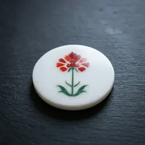 Trending Premium Natural <b>Marble</b> <b>Coaster</b> Set Waterproof Heat Resistant Drink <b>Coasters</b> for Home Kitchen Restaurant Cafe and Table - Product Image 2
