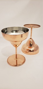 Copa de vino de cobre 100% puro, copa de cobre sólido de grado alimenticio, copa de vino de cobre premium. - Product Image 3