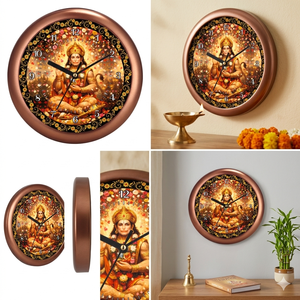 นาฬิกาแขวนผนังฮานูมานจิพร้อมภาพพิมพ์ศิลปะทางจิตวิญญาณ ปรับแต่งได้สำหรับของขวัญวันแม่และของขวัญคริสต์มาส - Product Image 2