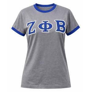 T-shirt en coton personnalisé de haute qualité Zeta Phi Beta pour femmes, broderie et impression, collection été, vente en gros - Product Image 1