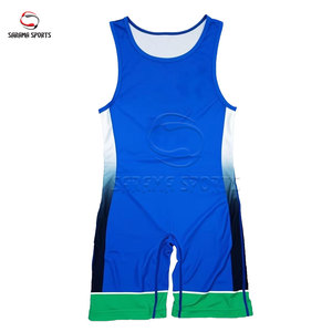 Singlet de Lucha Libre para Adultos, Corte Atlético Profesional, con Logotipo del Equipo Personalizado Sublimado - Product Image 4