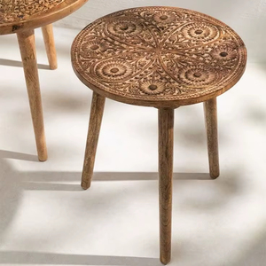 Latest wooden <b>bedside</b> end <b>table</b> made with premium quality of wood standard size - Product Image 1