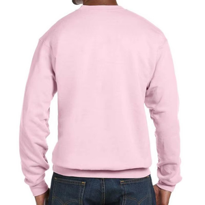 Sweat-shirt à col rond uni de qualité supérieure, en coton doux, couleur unie, streetwear décontracté, confortable et chaud pour homme, vente chaude - Product Image 5