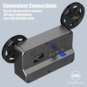 Convertisseur numérique LCD 2,4 pouces <span class=keywords><strong>8</strong></span> mm, <span class=keywords><strong>scanner</strong></span> de films <span class=keywords><strong>Super</strong></span> <span class=keywords><strong>8</strong></span> vers numérique, lecteur <span class=keywords><strong>8</strong></span> mm, numérisateur de films avec fente pour carte SD, 1080P - Product Image 5