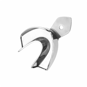 Bandejas Dentales de Acero Inoxidable Autoclavables de Alta Calidad, Juego de 6 Piezas para Prótesis Dentales, Bandeja de Impresión Dental Sin Perforaciones - Product Image 5