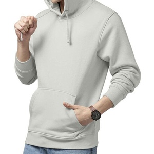 Kangaroo Pocket RioLeaf Mens Hoodies Contrast Customs Sweatshirt Long Sleeve <b>Fleece</b> OEM Service Winter <b>Jacket</b> Plain Dyed - Product Image 1