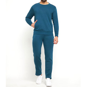 Ensemble de survêtement décontracté pour homme, qualité supérieure, best-seller, 100% coton, couleur unie, respirant, léger et confortable, en promotion - Product Image 1