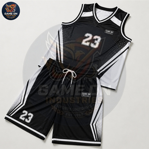 Custom Made Team Jersey Shorts Lightweight Sports Outfit Breathable Athletic Training Wear Men's Basketball Game Uniform Set - Product Image 2