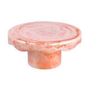 Base para Pastel de Resina con Aspecto de Mármol Verde, Soporte Redondo Hecho a Mano para Exhibición de Postres, para el Hogar, Bodas y Fiestas - Product Image 4