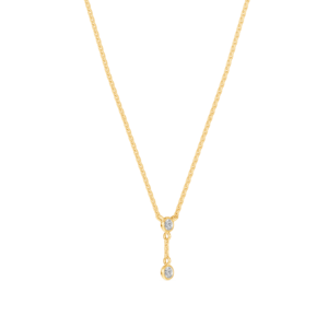 สร้อยคอทองคำแท้ 14K 9K 10K 18K ประดับเพชรแล็บ ได้รับการรับรองจาก IGI ผู้ผลิตเครื่องประดับคุณภาพสูงที่เป็นธรรม ขายส่ง RJC OEM ODM NK706540 - Product Image 2